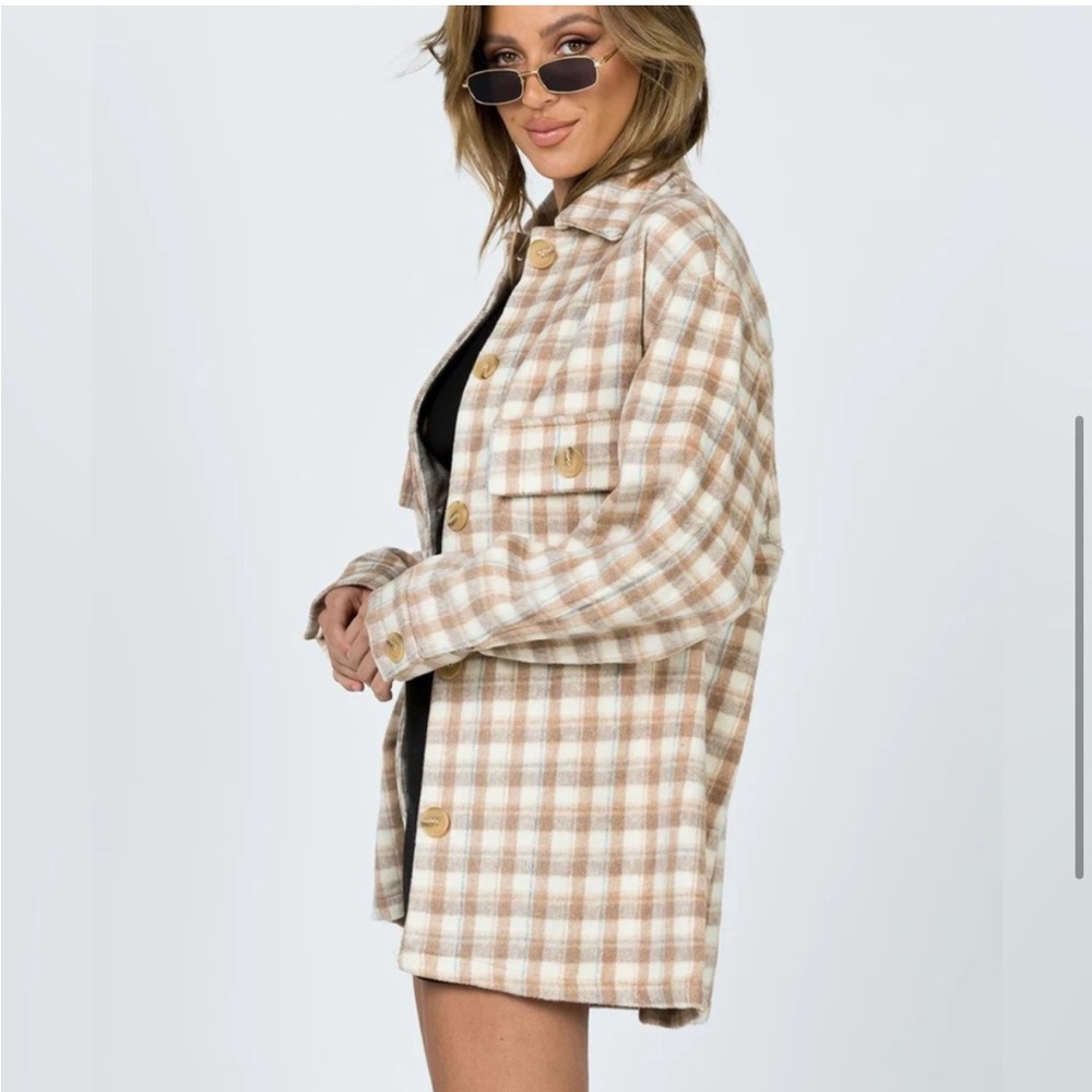 Plaid Fall Shacket Jacket - Picture 5 of 9